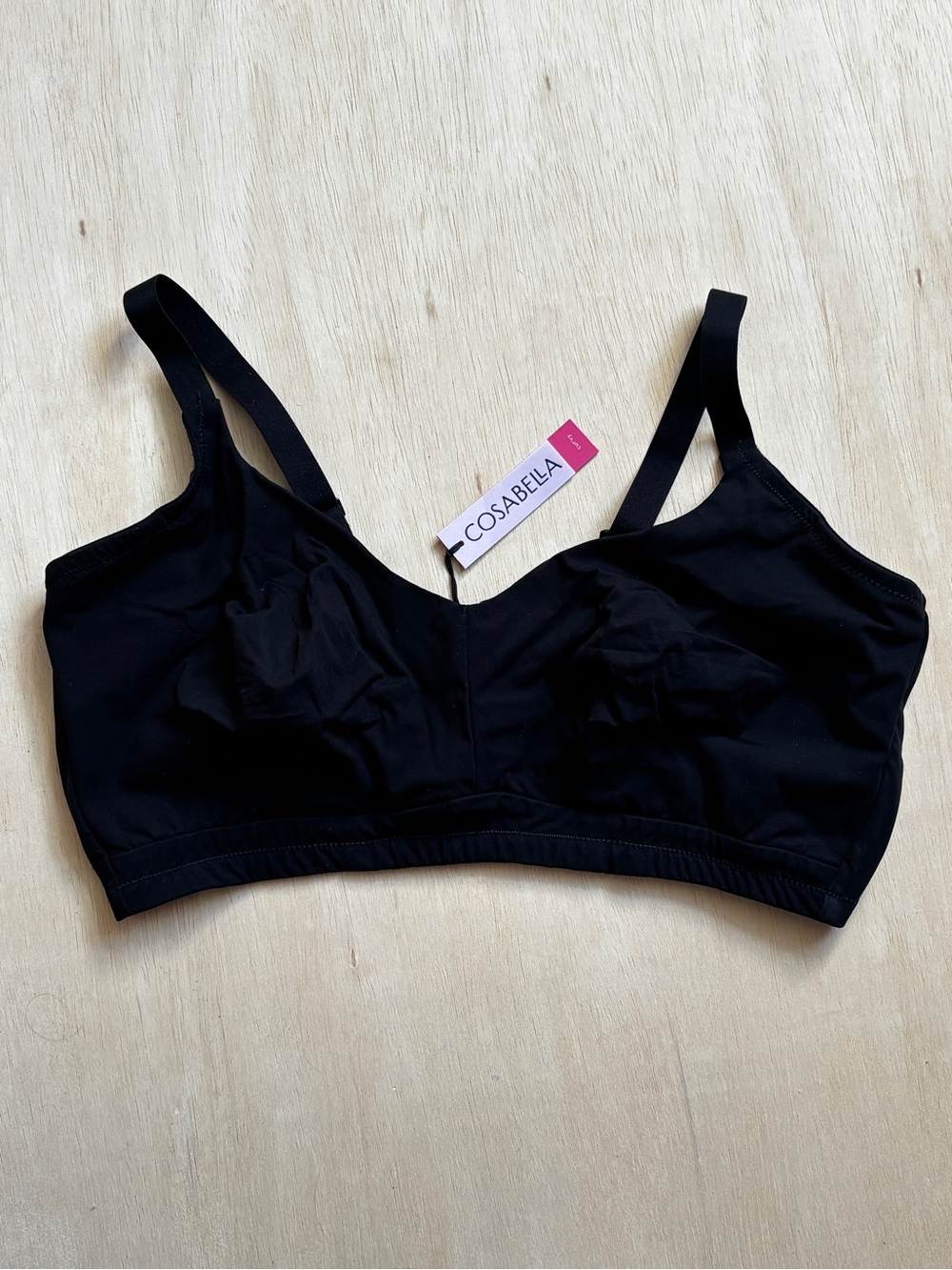 Cosabella Black Free Cut Micro Curvy Bra in L
